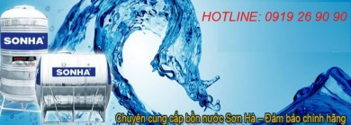 Bồn nước inox Sơn Hà - Nguồn nước sạch